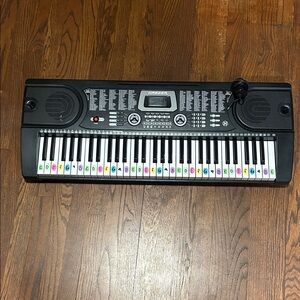 Portable Black Keyboard with Headphone Jack